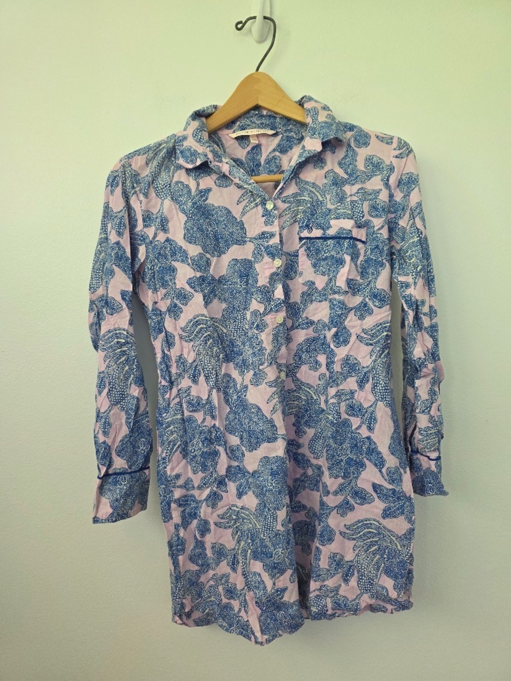 Victoria's Secret Floral Cotton Modal Sleepshirt - XS